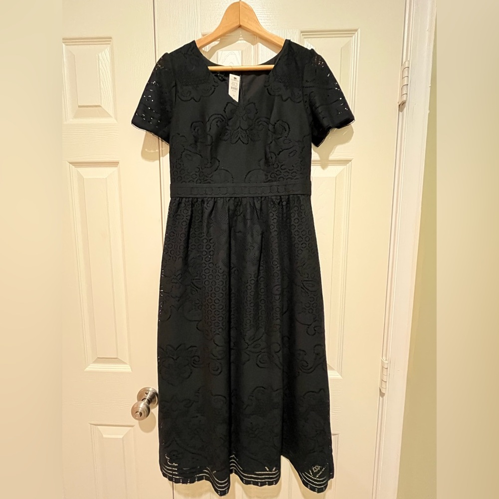 Charming Lace Black Dress